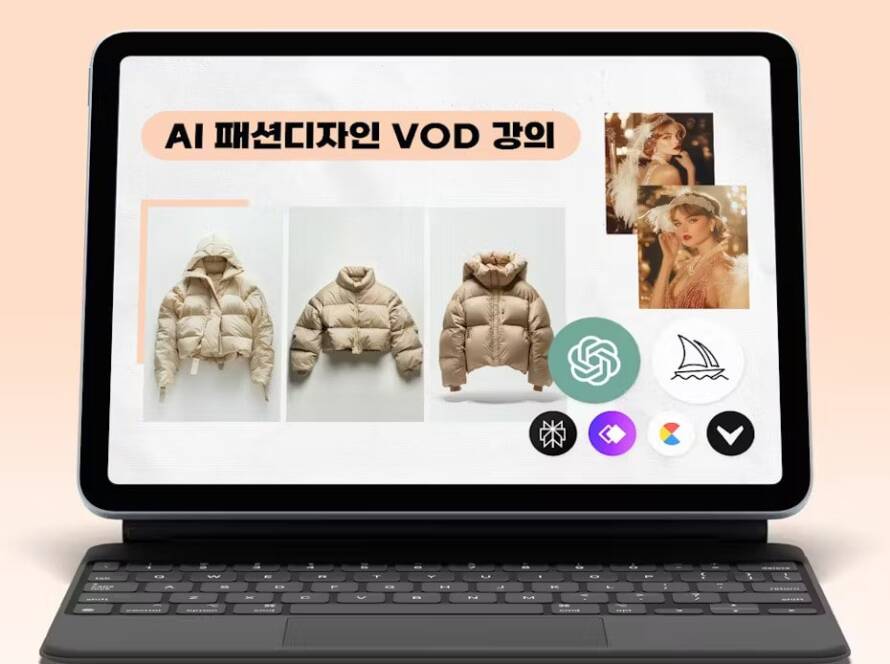 AI 패션 디자인 텀블벅 커버 이미지