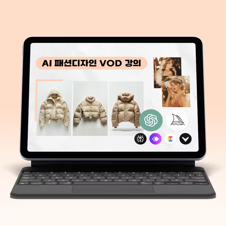 AI 패션 디자인 텀블벅 커버 이미지